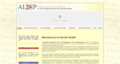 Desktop Screenshot of aldep.org