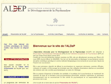 Tablet Screenshot of aldep.org